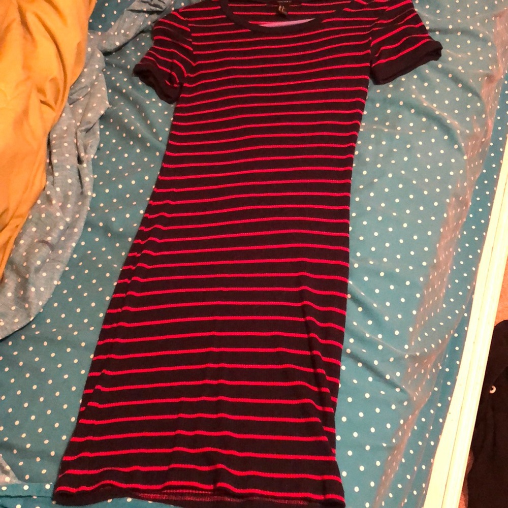 fitted stripped dress